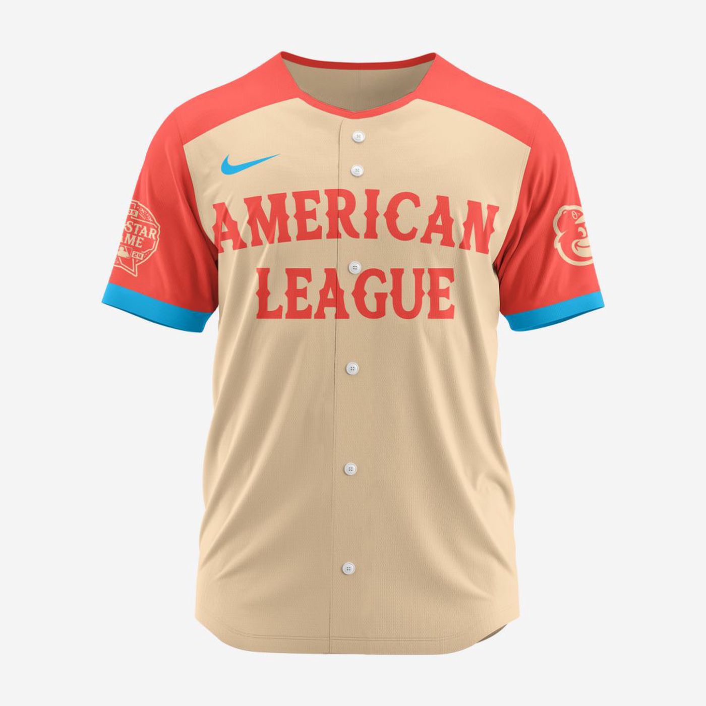 MLB Baltimore Orioles Personalized 2024 All Star Game Baseball Jersey - Bafud