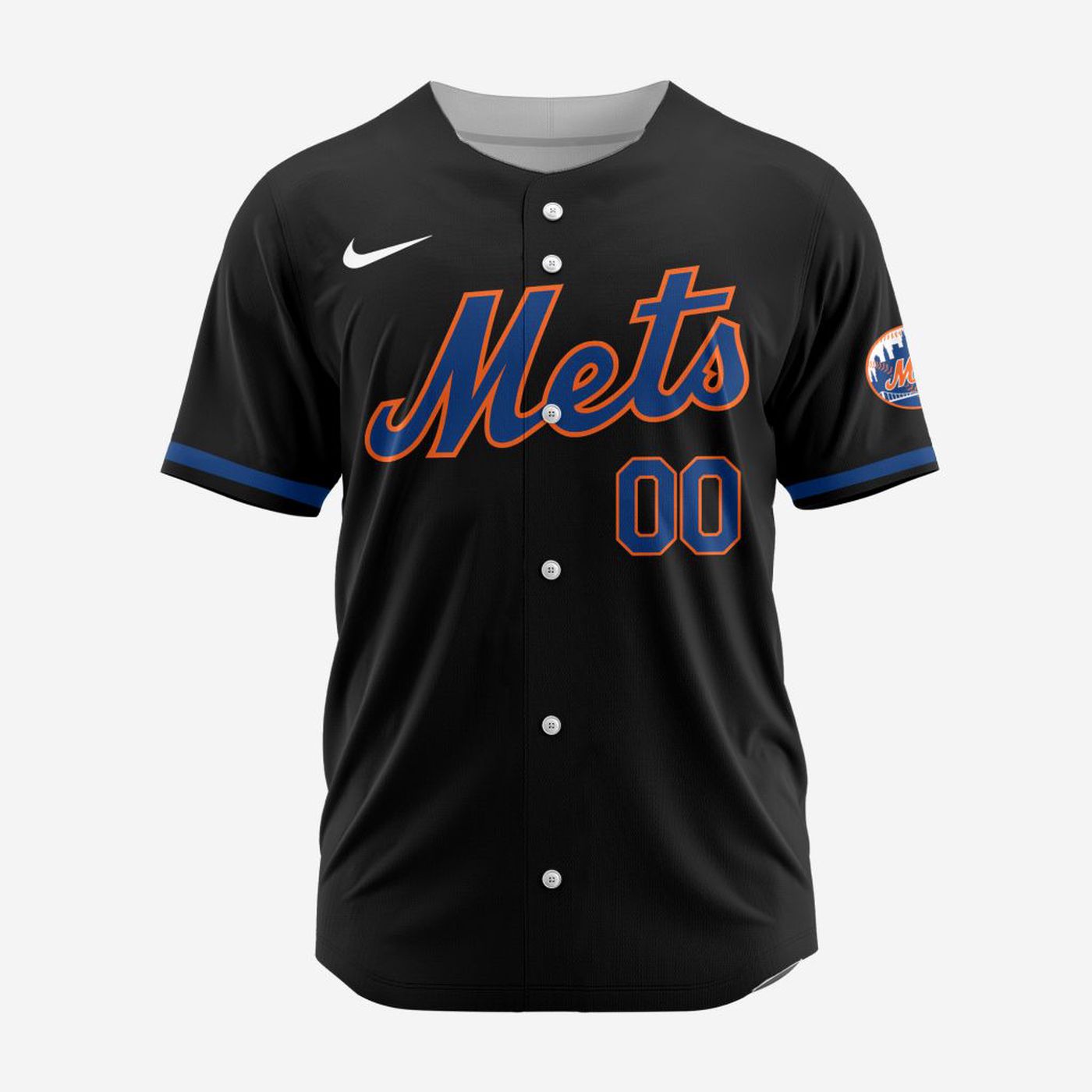 MLB New York Mets Personalized Alternate 02 Baseball Jersey - Bafud