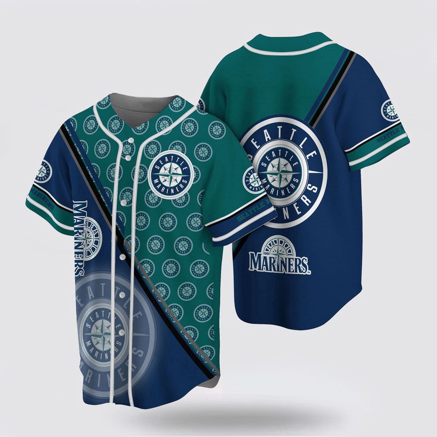 Official MLB Seattle Mariners Fan Jersey - Simple Design for Baseball Enthusiasts - lylyprint.com