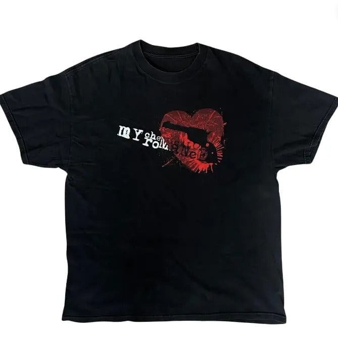 my chemical romance merch T-shirt, Revenge Women's Black and Red T-shirt Top Womenswear Underwear Tshirt, Vintage Unisex T-Shirt, Graphic Tee Jujutsu Kaisen Lady