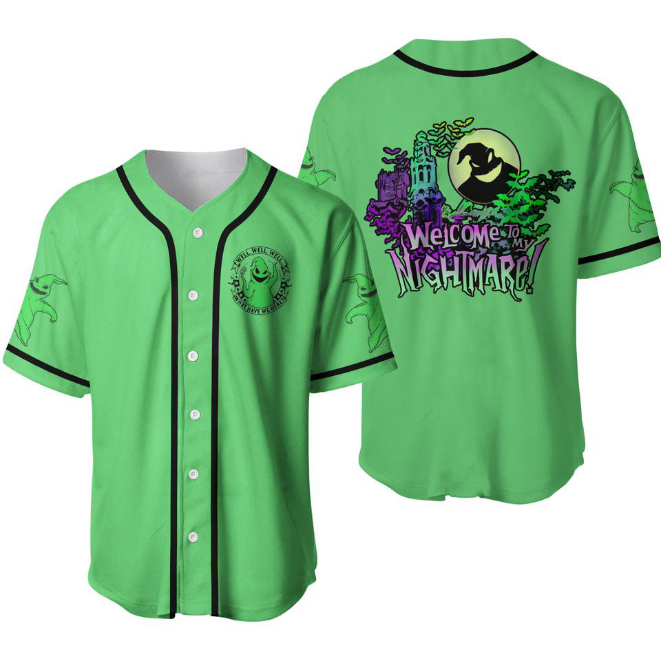 Unleash Your Inner Oogie Boogie with our Baseball Jersey - Perfect for Halloween Fans! - Bafud
