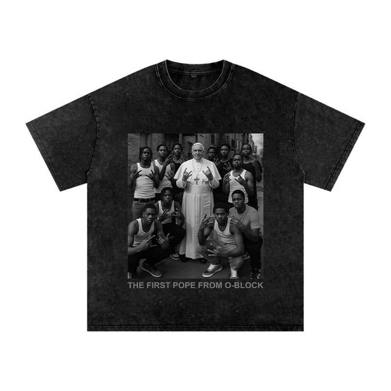 ope From Oblock Tee First American Pope Graphic Streetwear Shirt Hoodie, Sweatshirt | WearSparks.com
