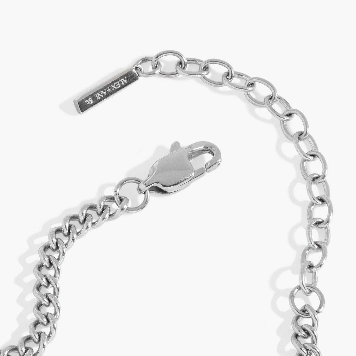 Engraved French 'Oui' & 'Non' Reversible Heart Bracelet