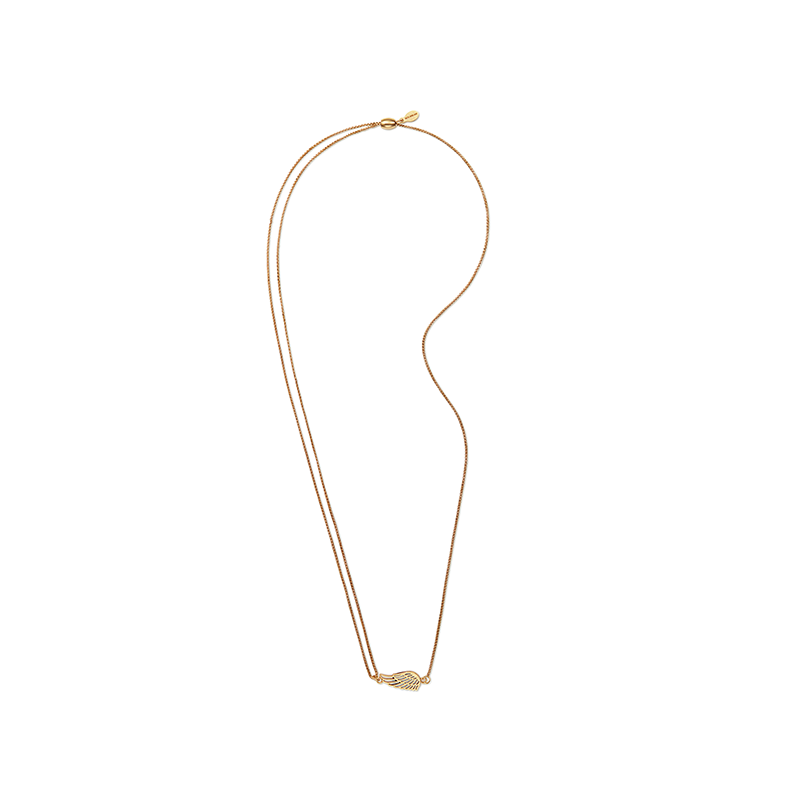 Wing Pull Chain Necklace