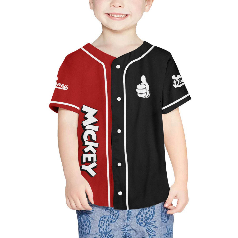 Personalize Disney Mickey Jersey: Cute Gifts & Best Birthday Gift for Fans - Disney Baseball Jersey Sports - Bafud