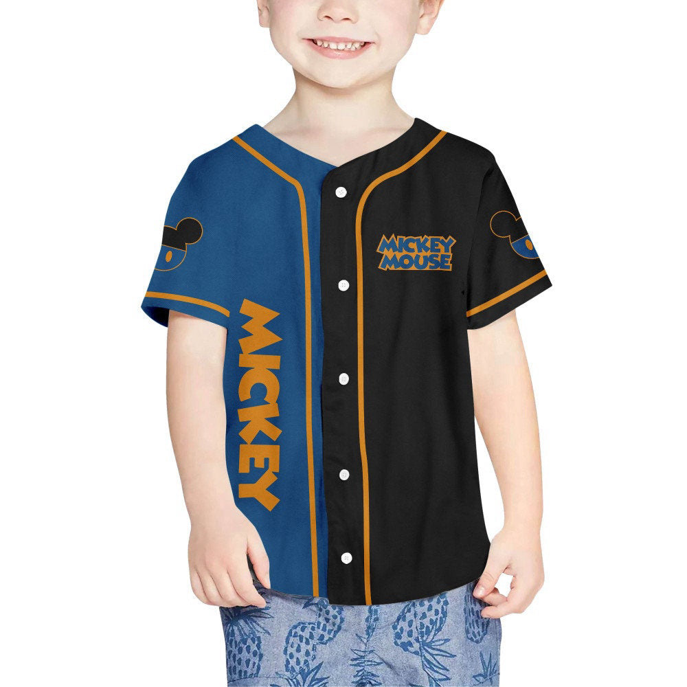 Custom Mickey Disney Jersey: Perfect Baseball Sports Gift for Fans - Personalize & Celebrate with the Best Birthday Surprise! - Bafud