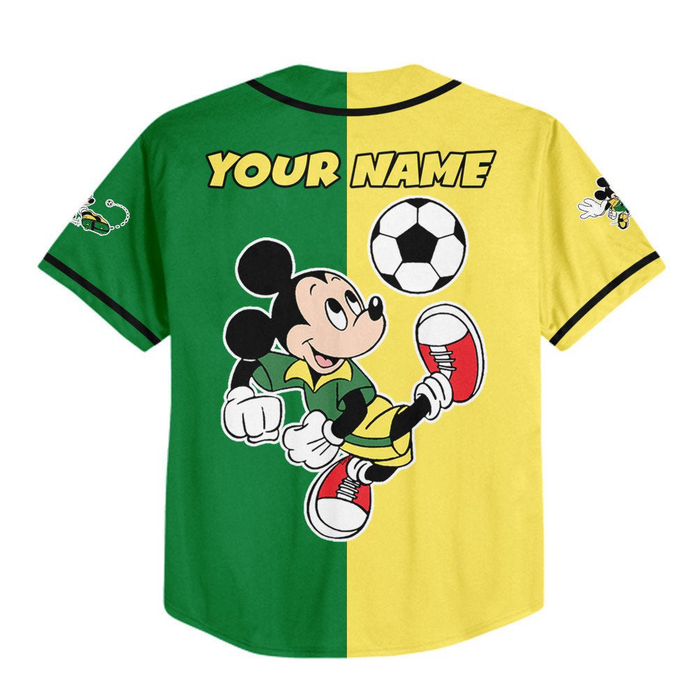 Customize Mickey Soccer Jersey: Disney Baseball Sports Gift for Fans - Ideal Birthday Present! - Bafud