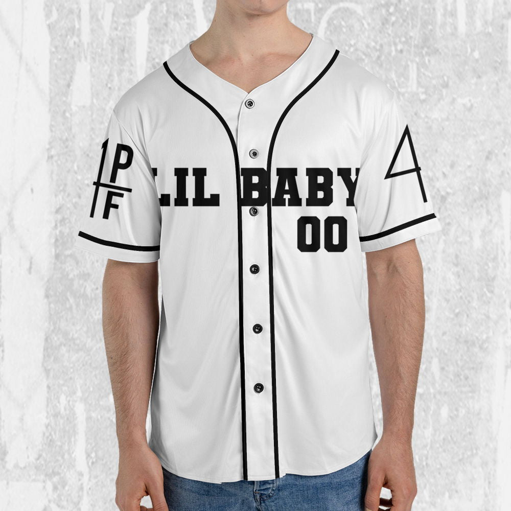 Personalize Vintage Lil Baby Jersey, Lil Baby Baseball Jersey, Lil Baby Rap Jersey - lylyprint.com