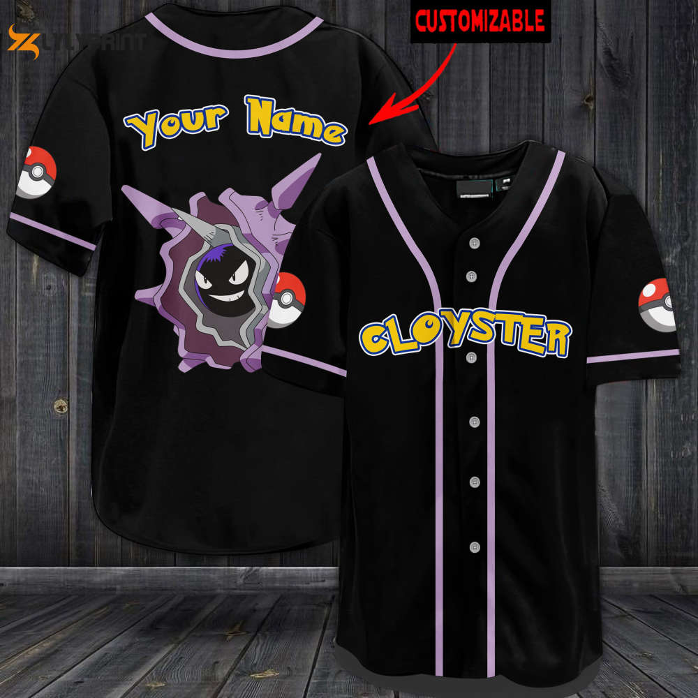 Personalized Cloyster Baseball Jersey - lylyprint.com