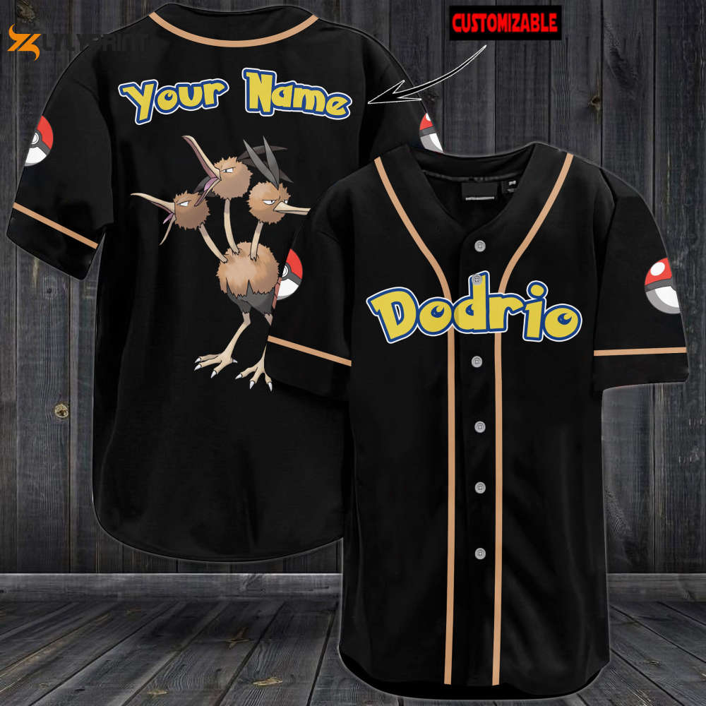 Personalized Dodrio Baseball Jersey - lylyprint.com T-Shirts, Hoodie, Sweatshirt | WearSparks.com