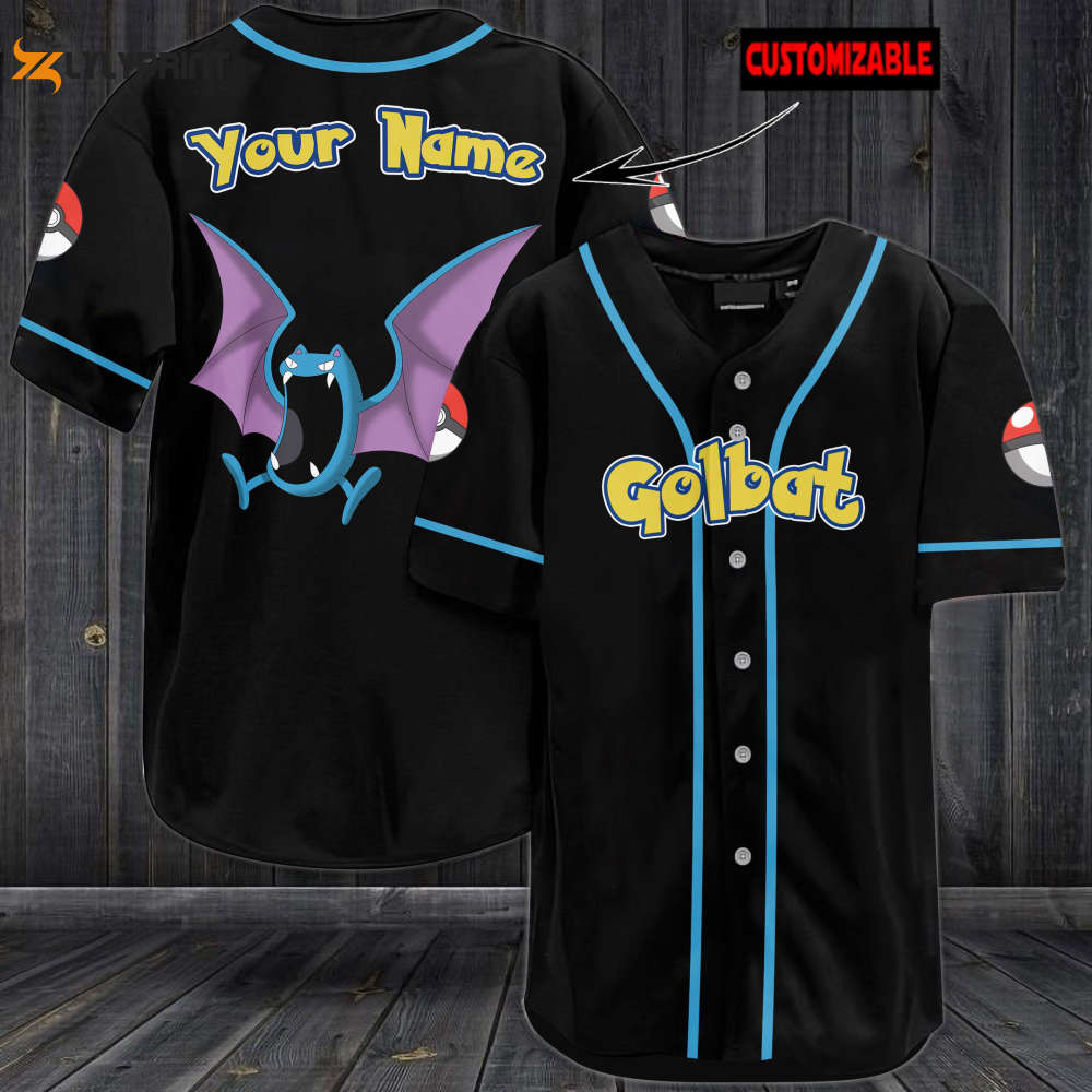Personalized Golbat Baseball Jersey - lylyprint.com