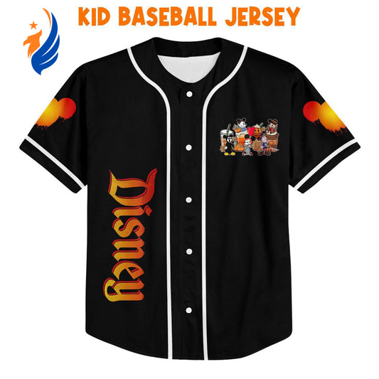 Disney Horror Mickey Mouse Killer Characters Baseball Jersey - Perfect Gifts for Fans & Sports Enthusiasts - Bafud