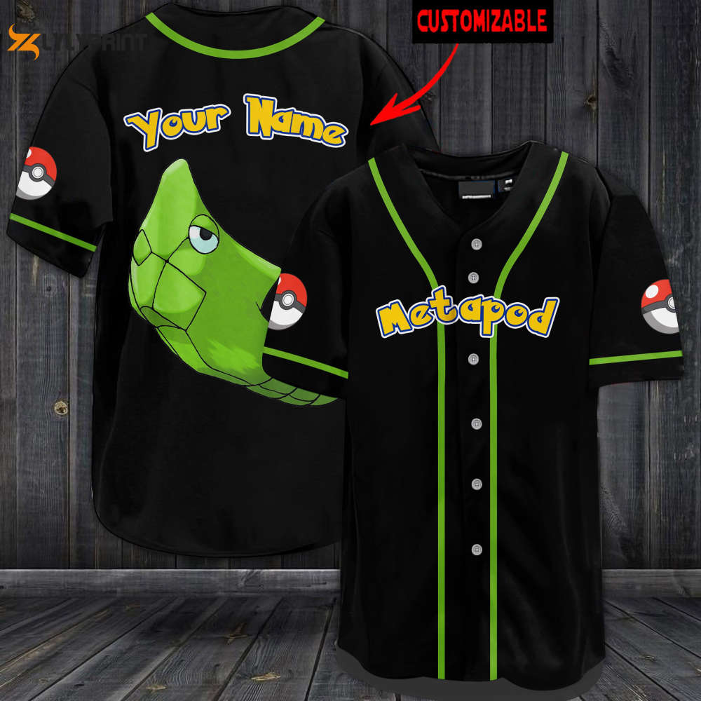 Personalized Metapod Baseball Jersey - lylyprint.com