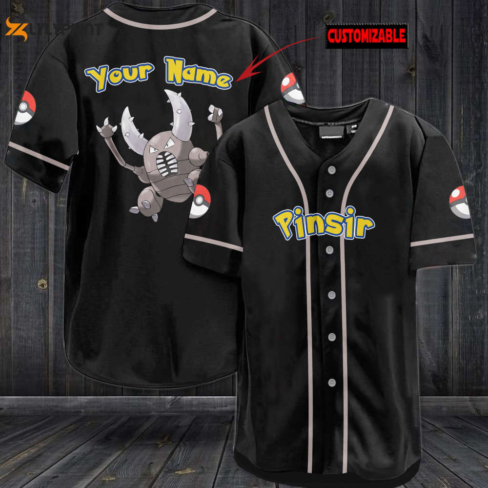 Personalized Pinsir Baseball Jersey - lylyprint.com