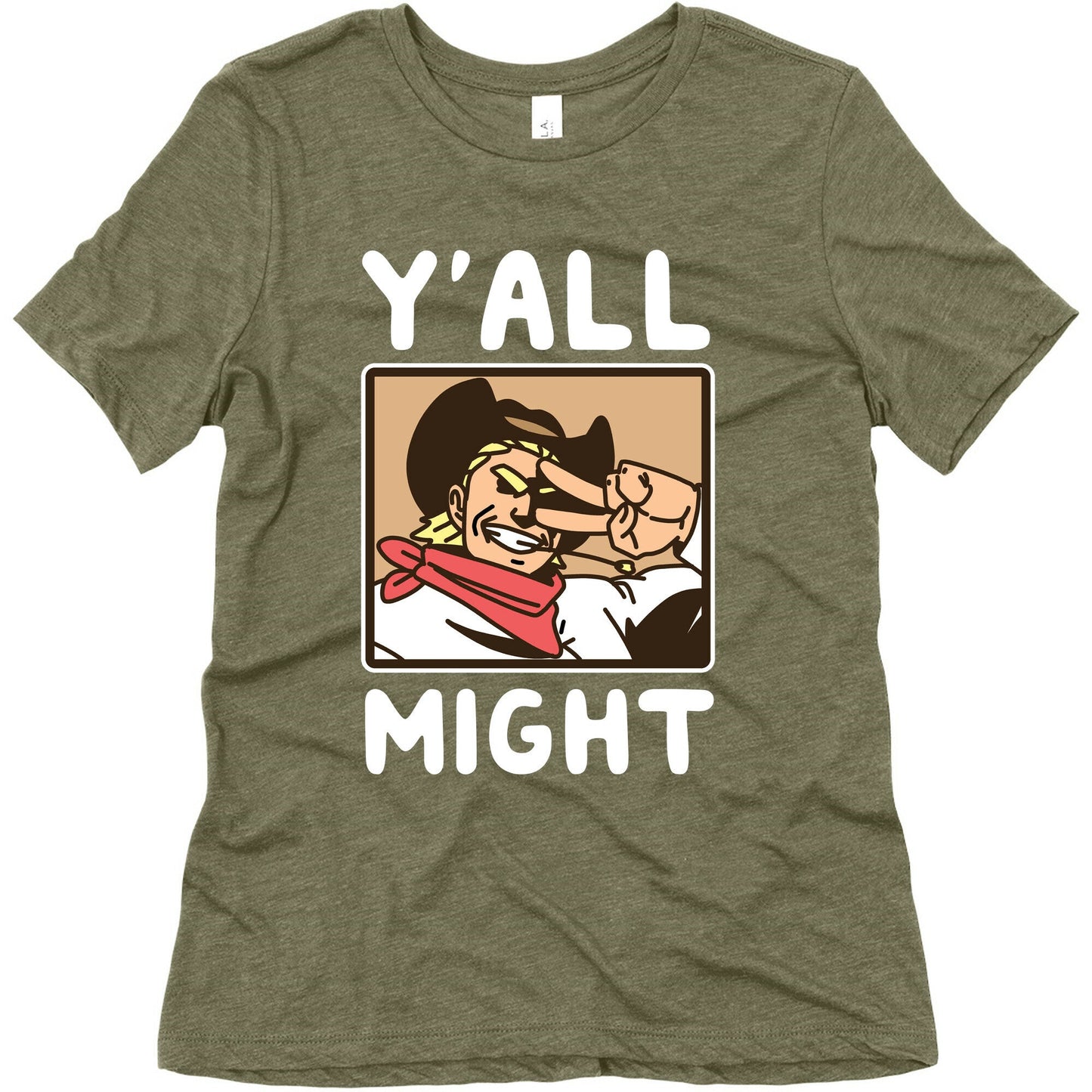 Y'All Might Women's Triblend Tee