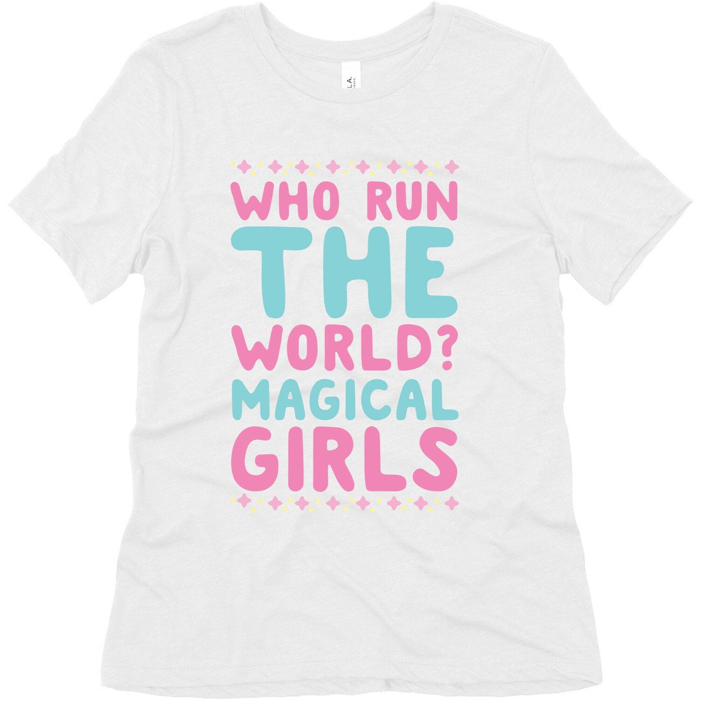 Who Run the World? Magical Girls Women's Triblend Tee