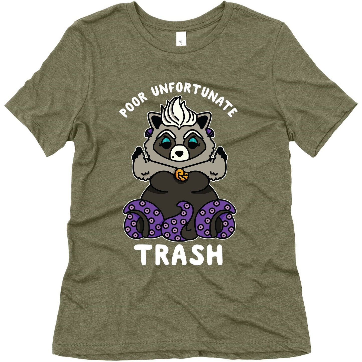 Poor Unfortunate Trash Raccoon Women's Triblend Tee