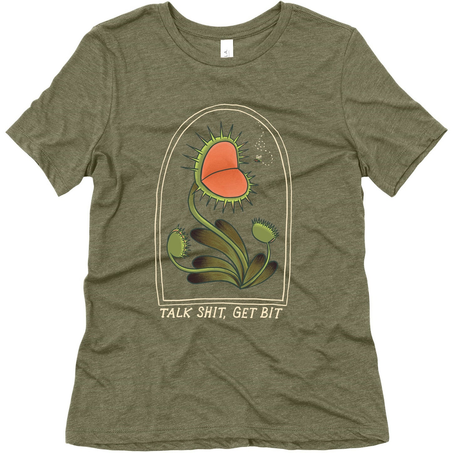 Talk Shit, Get Bit Venus Flytrap Women's Triblend Tee