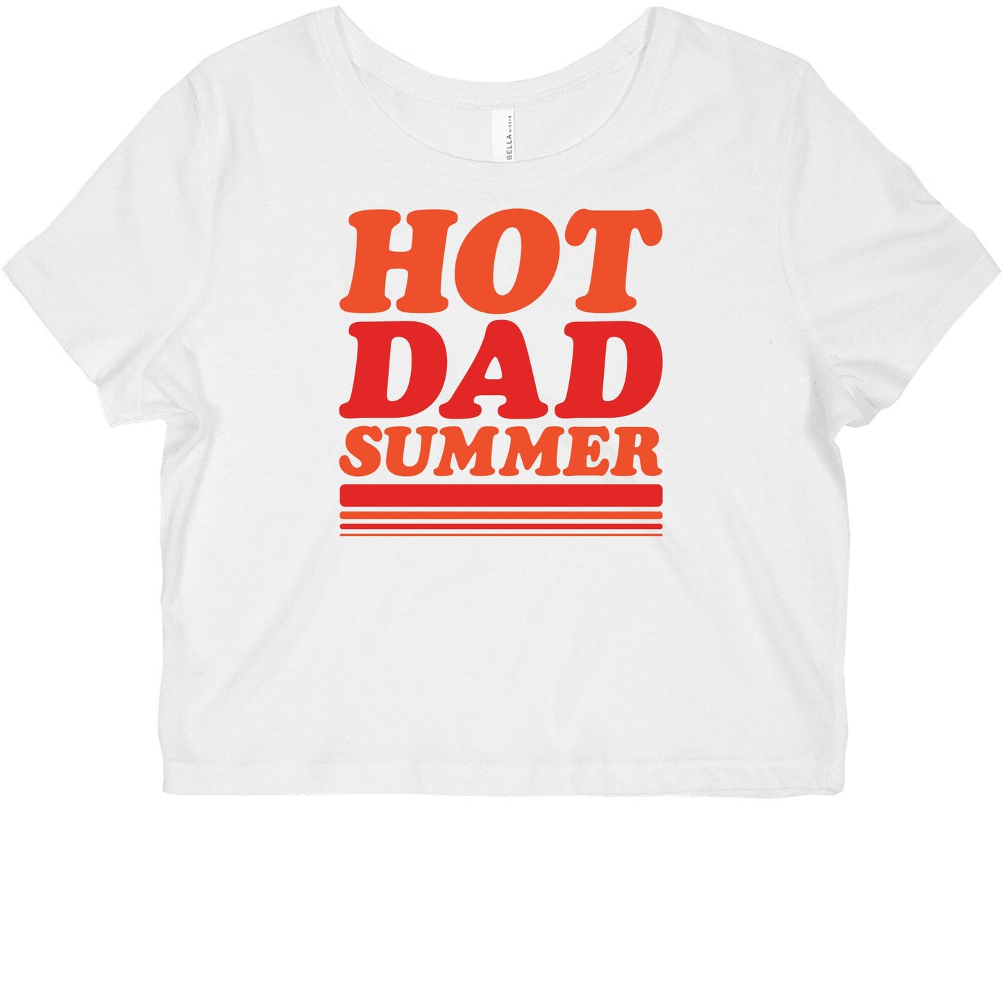 Hot Dad Summer Parody Graphic Baby Tee