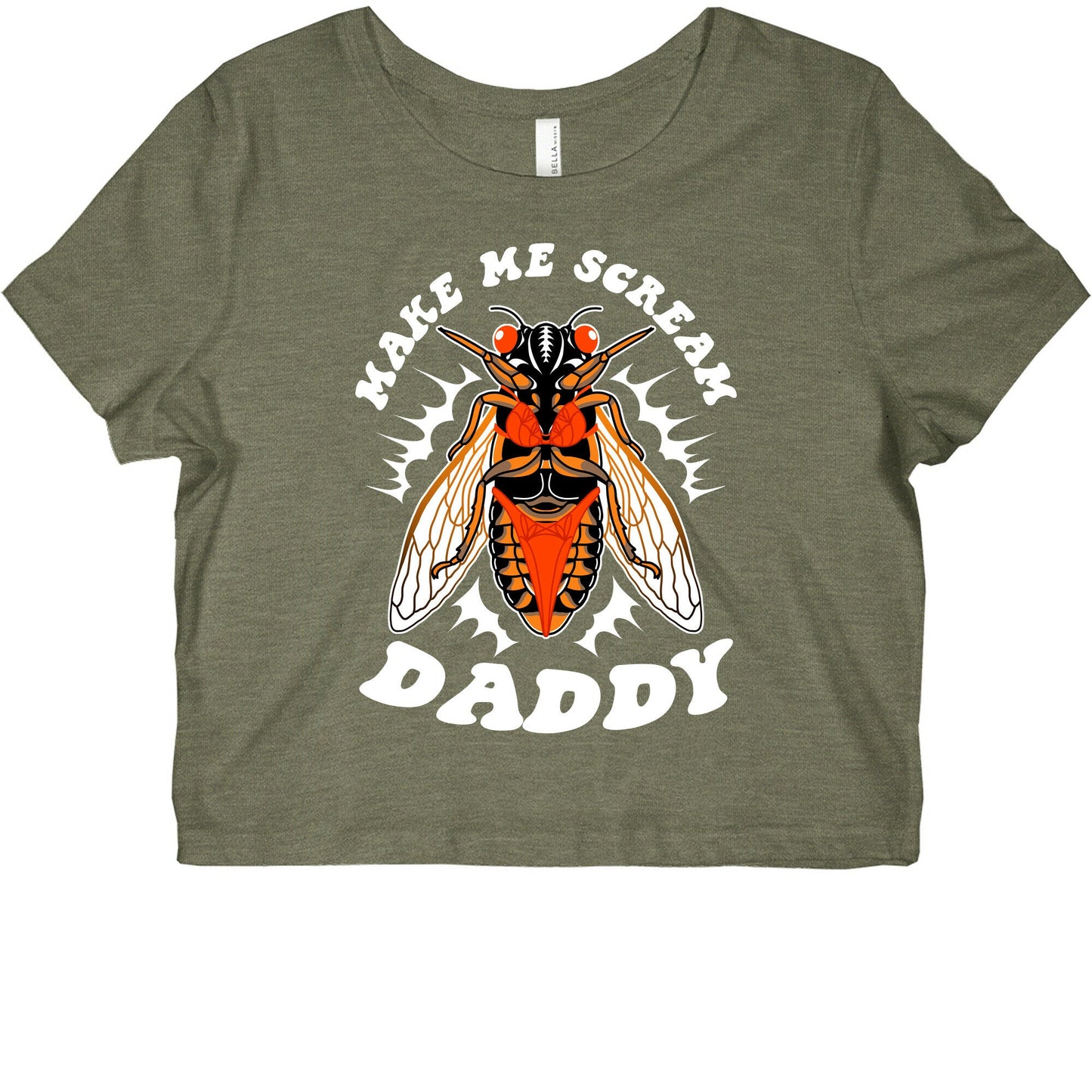 Make Me Scream Daddy Cicada Graphic Baby Tee