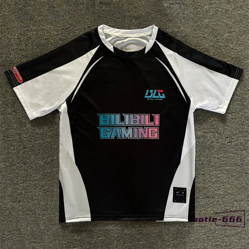 LOL 2025 BLG Team T-shirt LPL MSI BLG Bilibili Gaming White Black S15 Jersey New