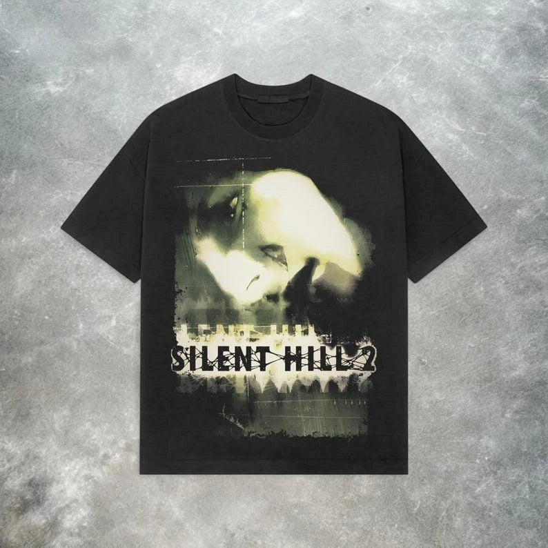 Silent Hill 2 Tee , Retro Y2K Horror Game Shirt