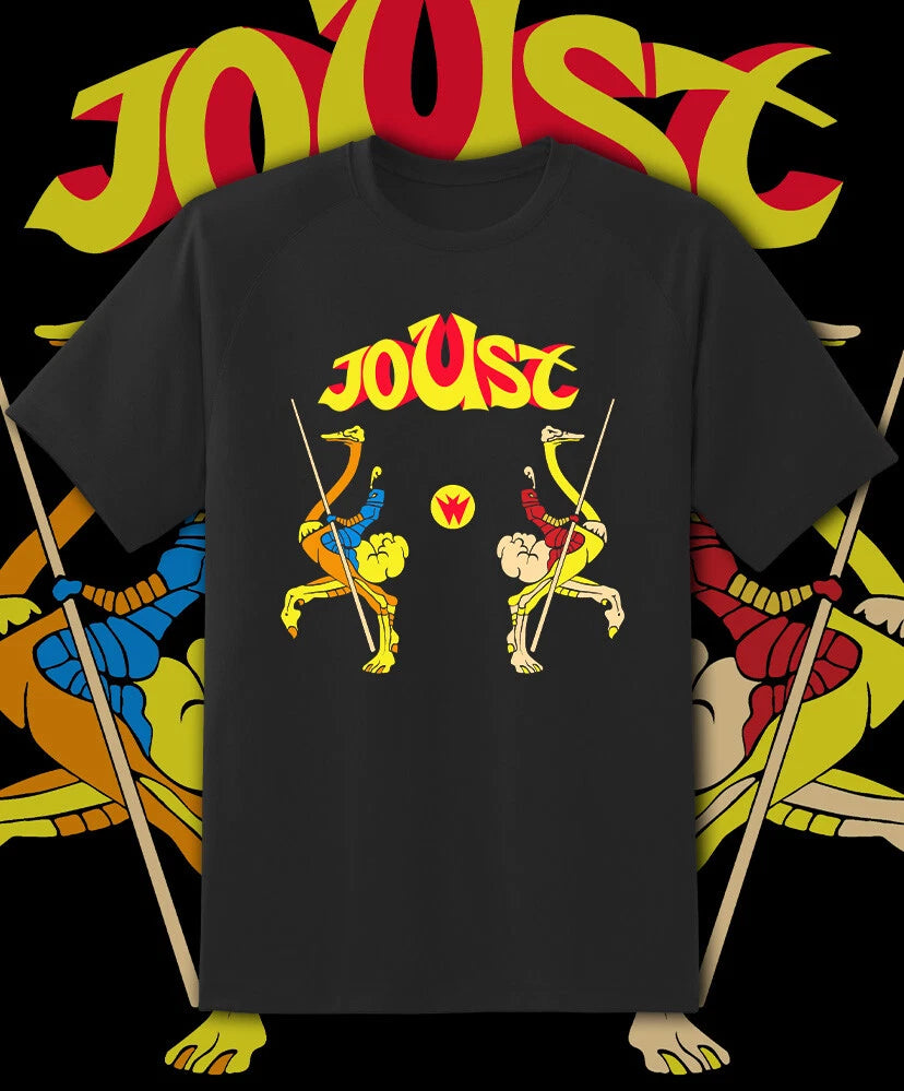 Joust Retro Arcade Game Main Logo Retro Video Game T Shirt Fast Ship!