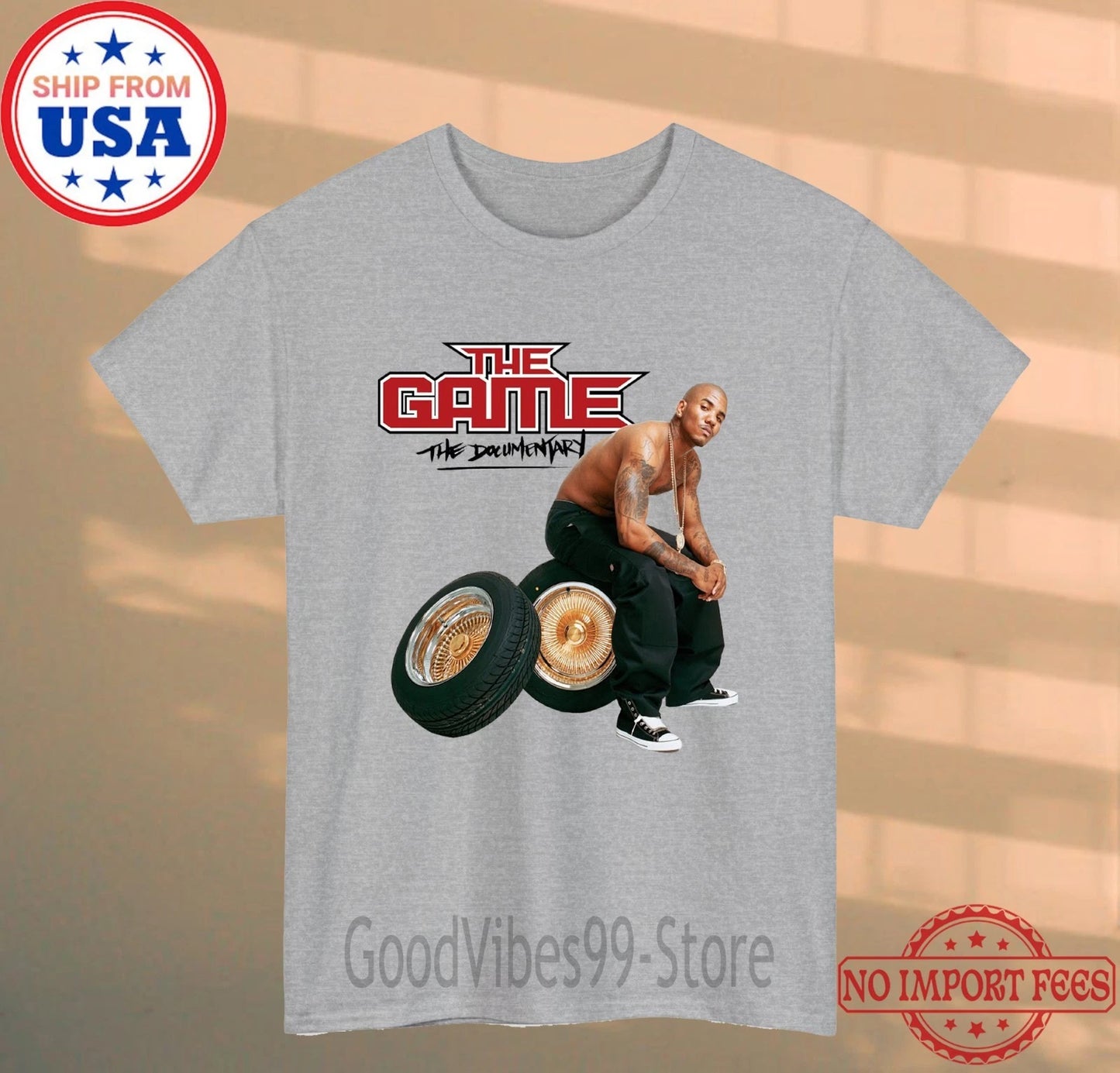The Game The Documentary Men's Grey Size S-5XL