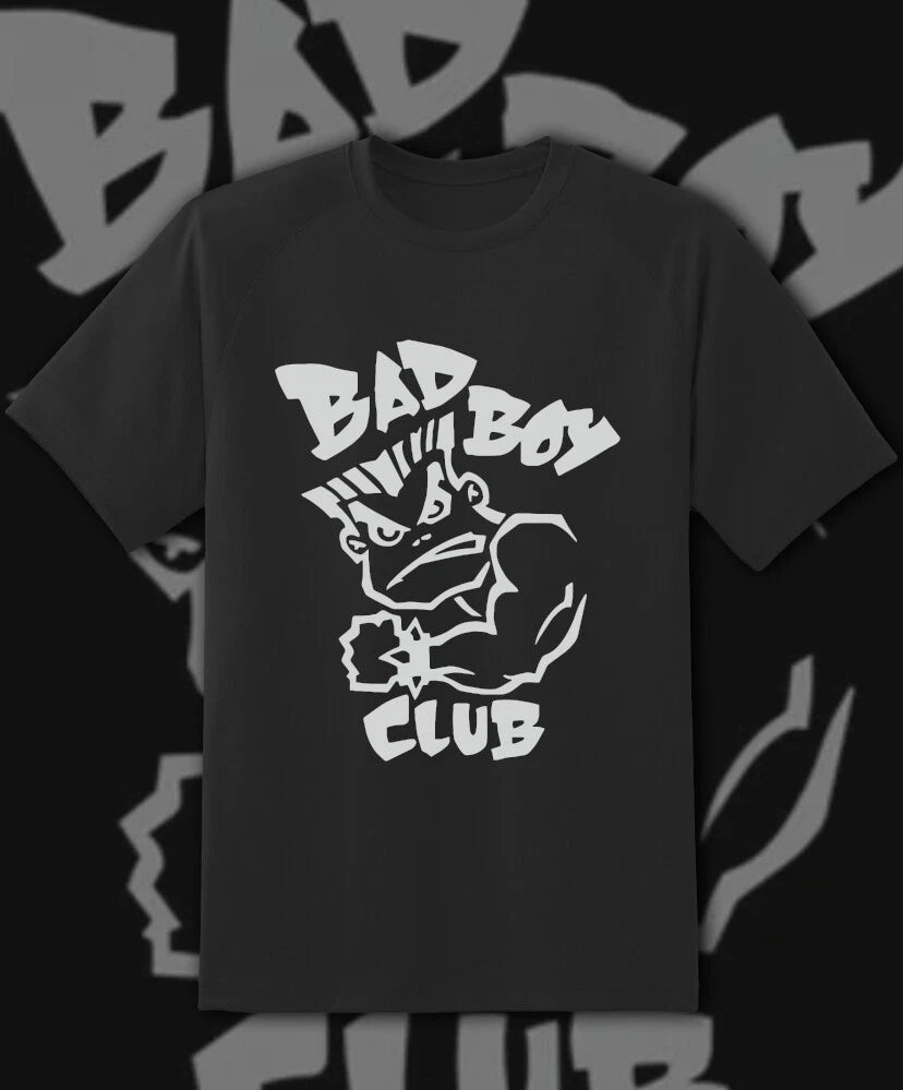 Bad Boy Club Retro Main Logo Retro Video Game T Shirt Fast Ship!