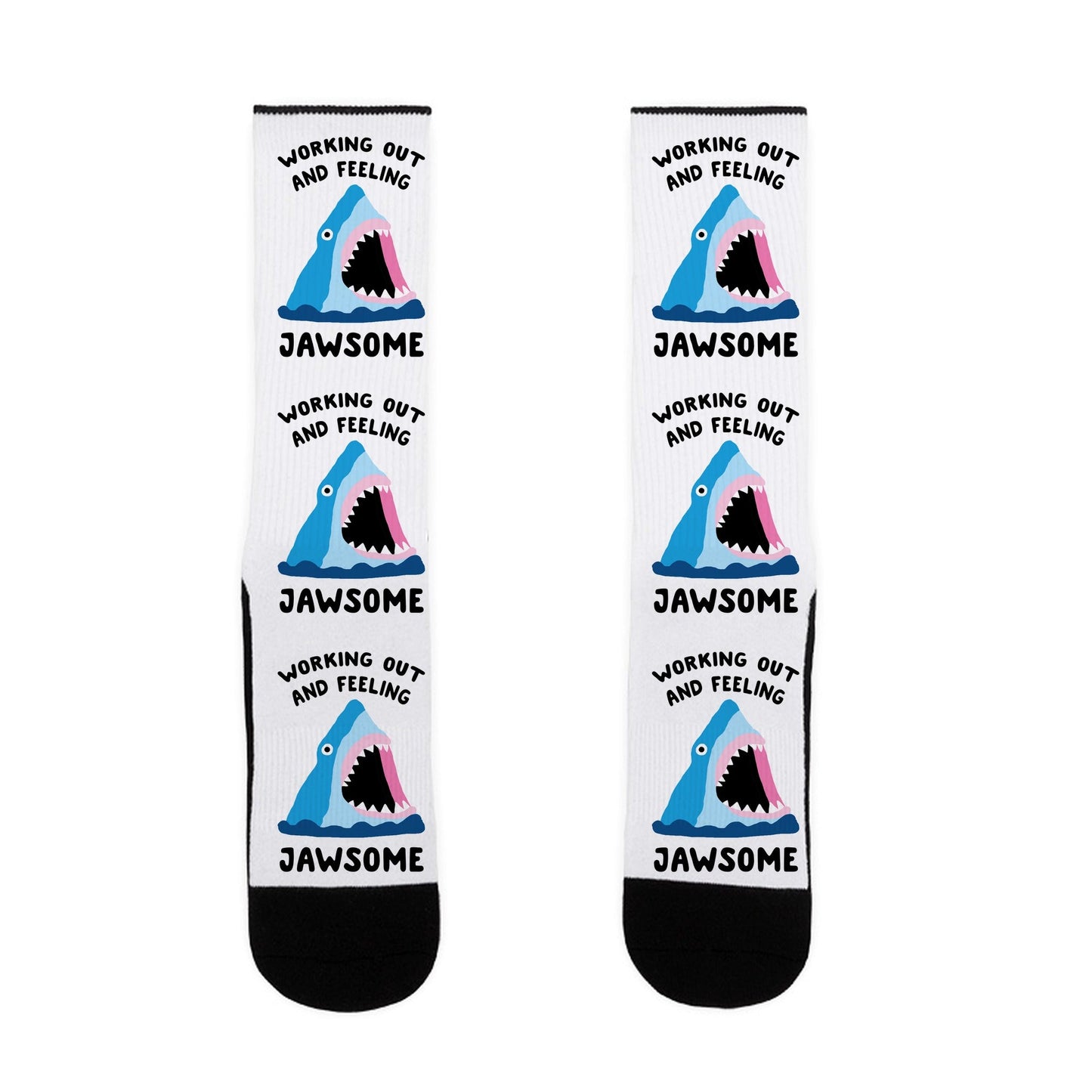 Working Out And Feeling Jawsome Socks