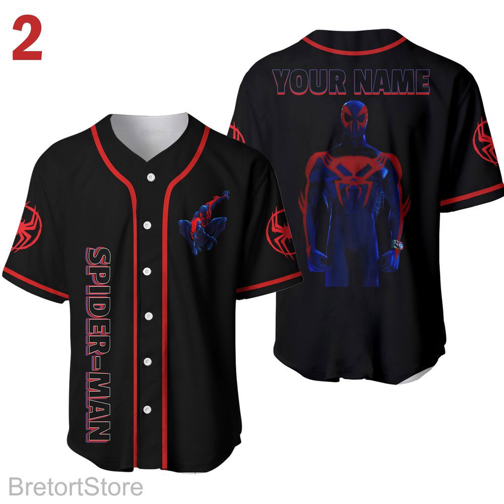 Spiderman Baseball Jersey, Superhero Shirt - lylyprint.com Hoodie, Sweatshirt | WearSparks.com (Image 3)