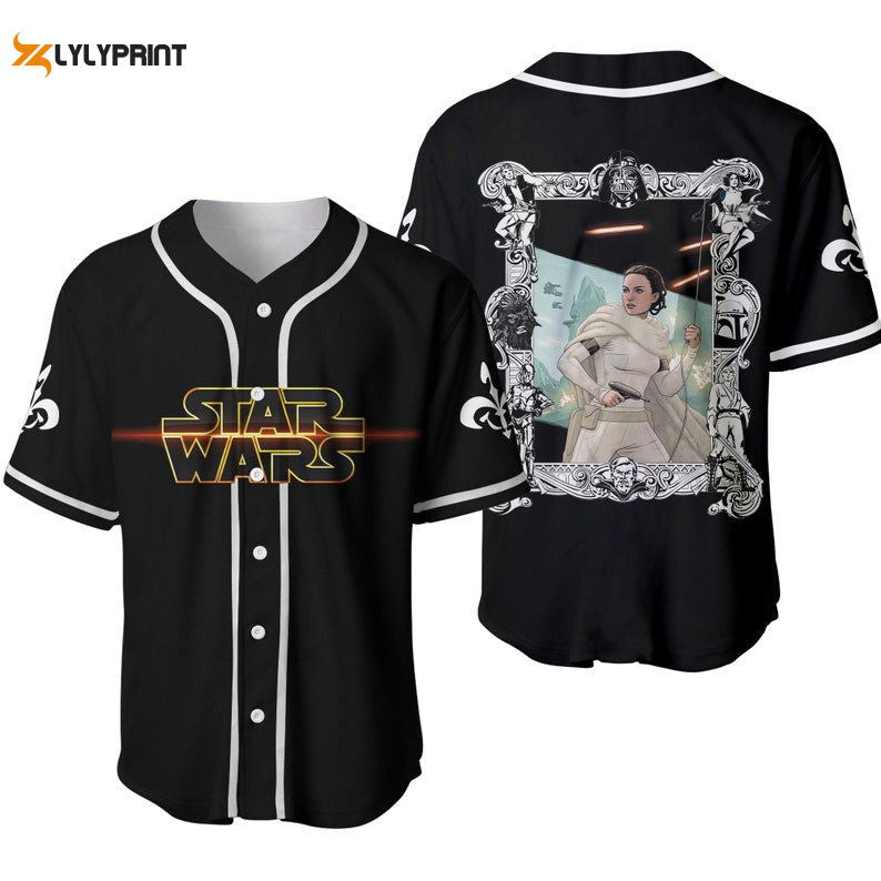 Star Wars Padme Amidala All Over Print Unisex Baseball Jersey - Gift for Men Women - lylyprint.com