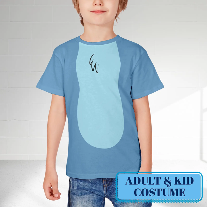 Stitch Cosplay Costume 3D T-Shirt, Halloween Costume For Kids & Adults