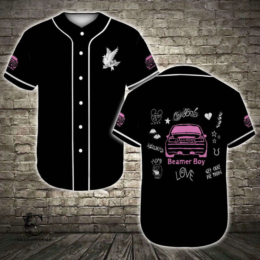 Stylish Love Peep Beamer Boy Song Baseball Jersey - Unisex Music Merch - Aopprinter