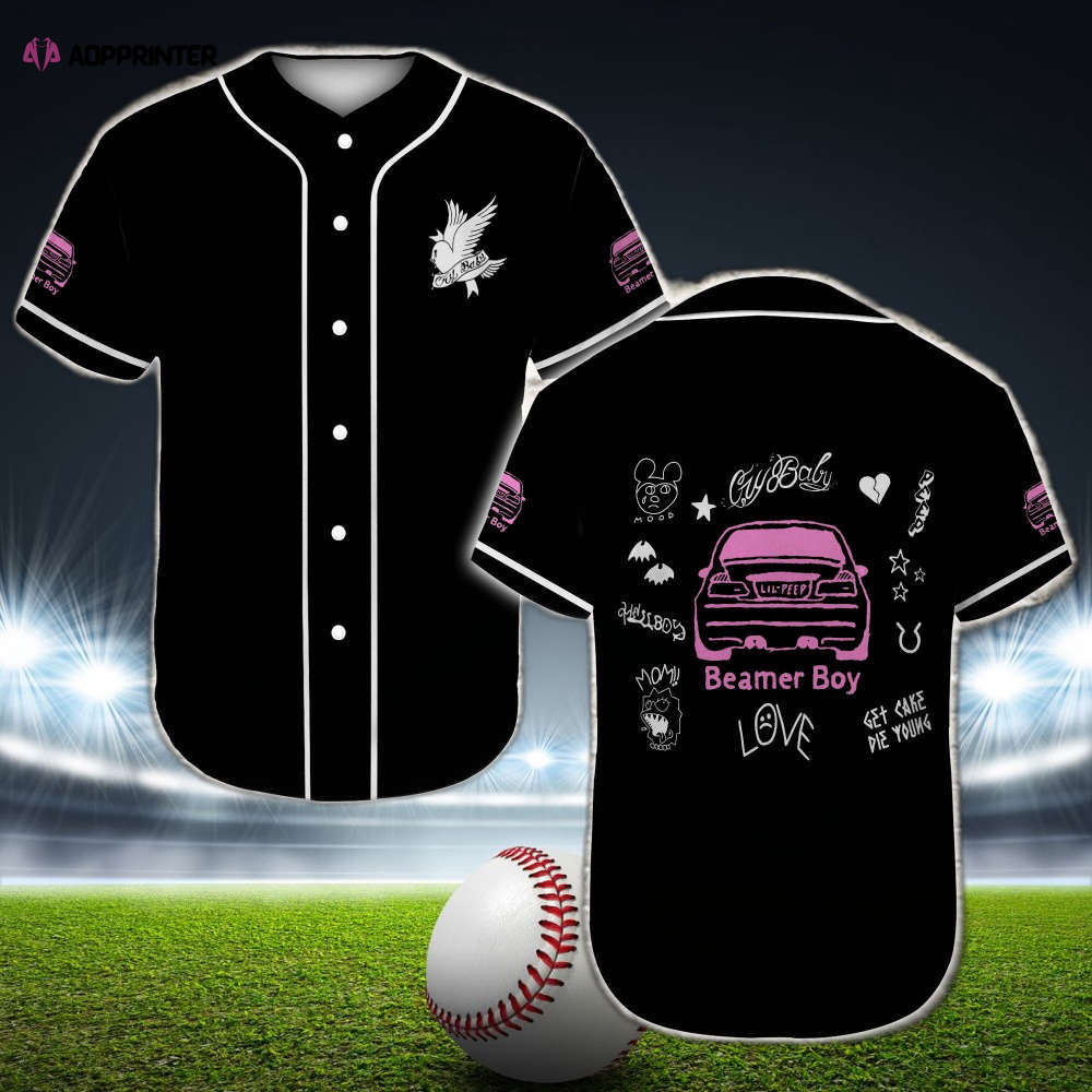 Stylish Love Peep Beamer Boy Song Baseball Jersey - Unisex Music Merch - Aopprinter