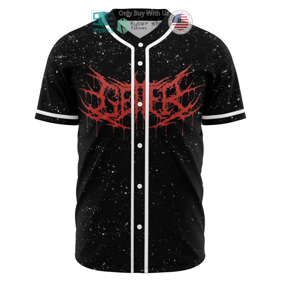 BEST Svdden Death logo Skull black Baseball Jersey