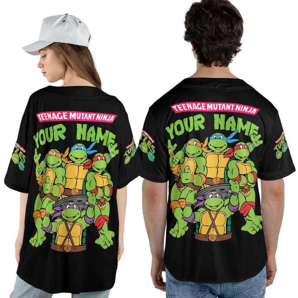Teenage Mutant Ninja Turtles Mutant Mayhem Movie Baseball Jersey, Ninja Turtles Shirt, Mutant Mayhem Jersey Merch - lylyprint.com