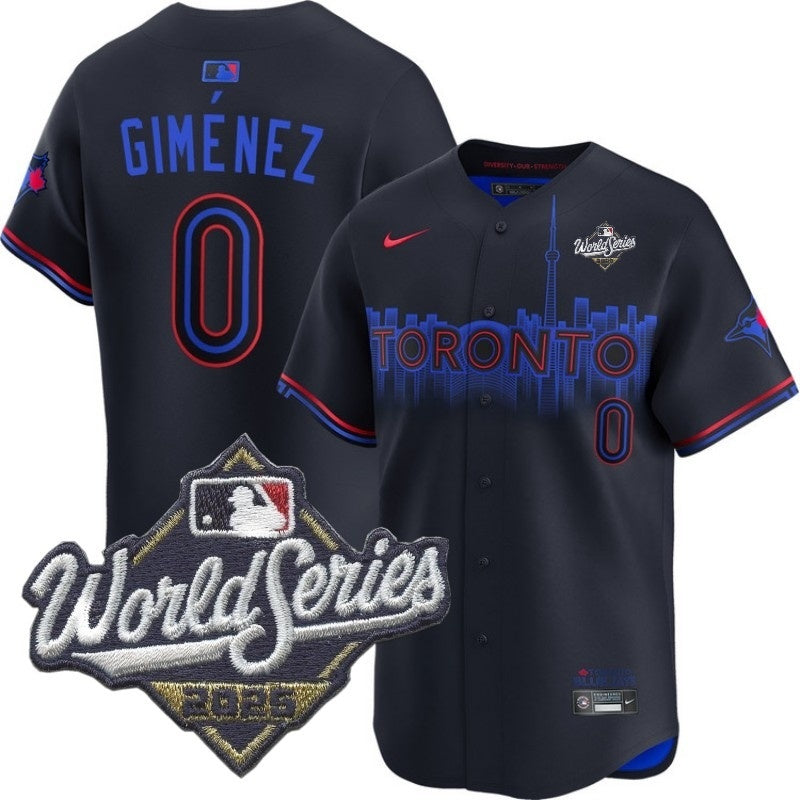 toronto blue jays #0 andres gimenez city connect limited jersey