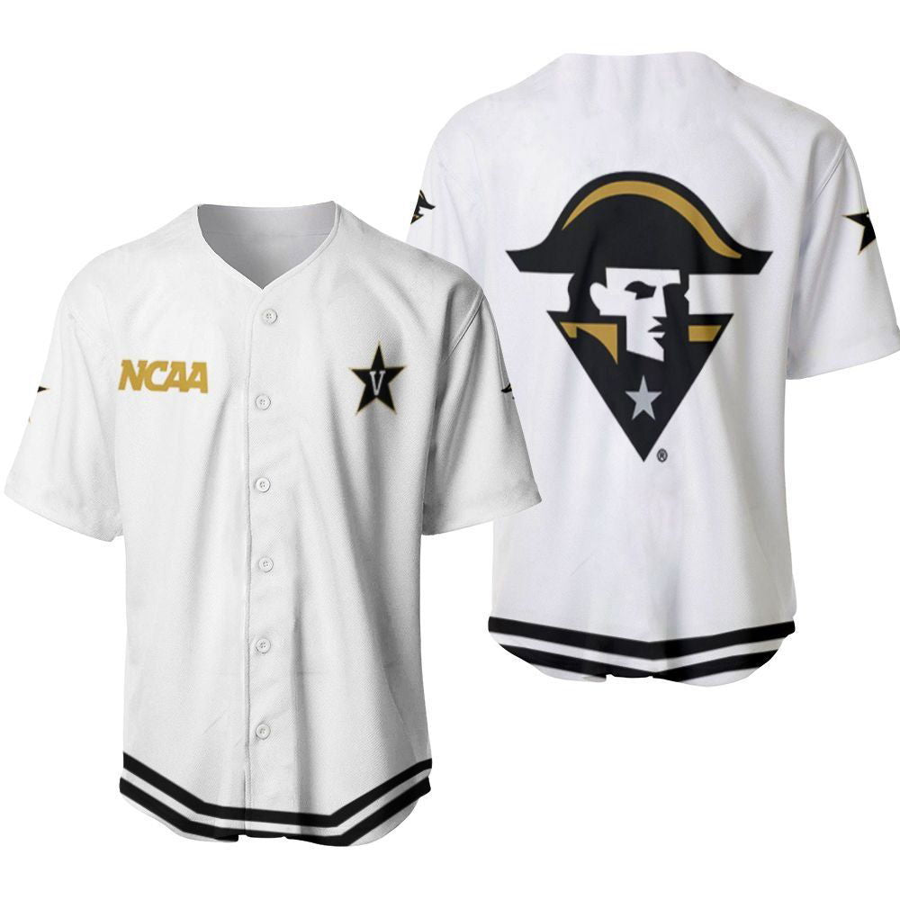 Vanderbilt Commodores Classic White With Mascot Gift For Vanderbilt Commodores Fans Baseball Jersey Gifts for... (Image 2)