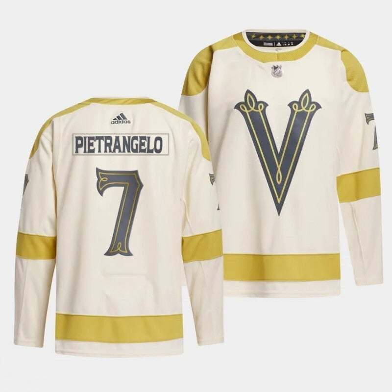 vegas golden knights #7 alex pietrangelo 2024 nhl winter classic jersey - cream