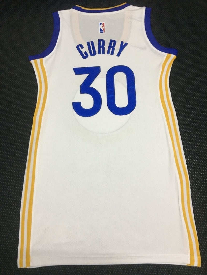 women golden state warriors #30 stephen curry Warriors 30 # Curry White Women Dress s m l xl Style 2
