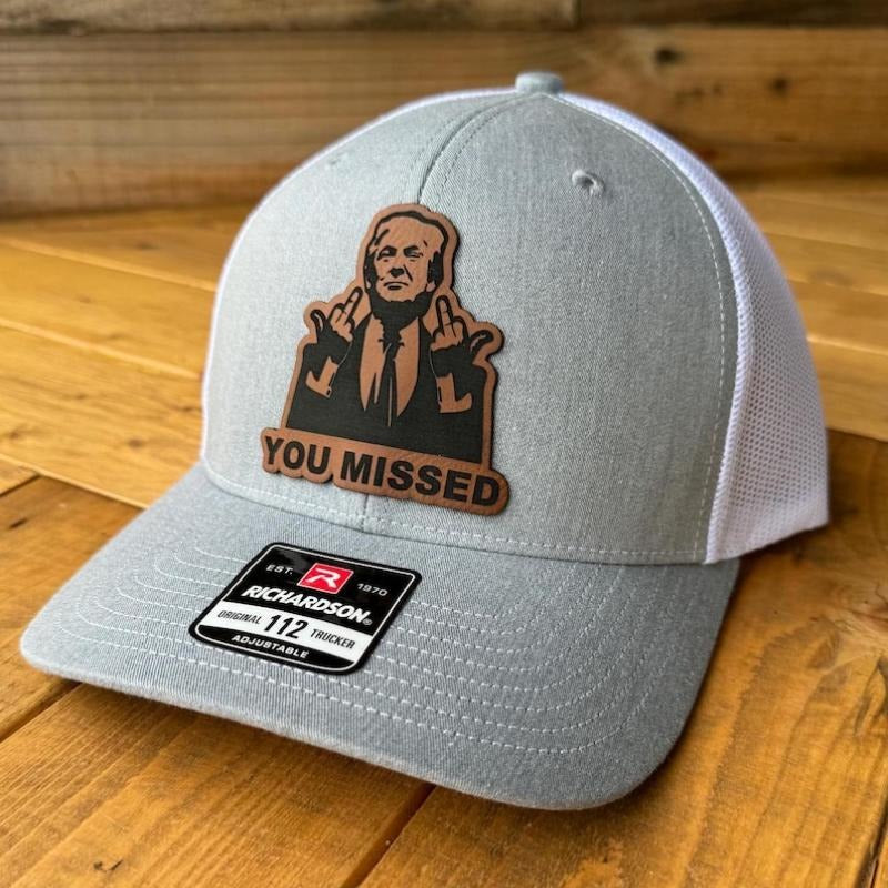 Trump 2024 Hat / Trump 47 Trucker Cap / Trump Richardson 112 / Patch Trucker Hat / you missed