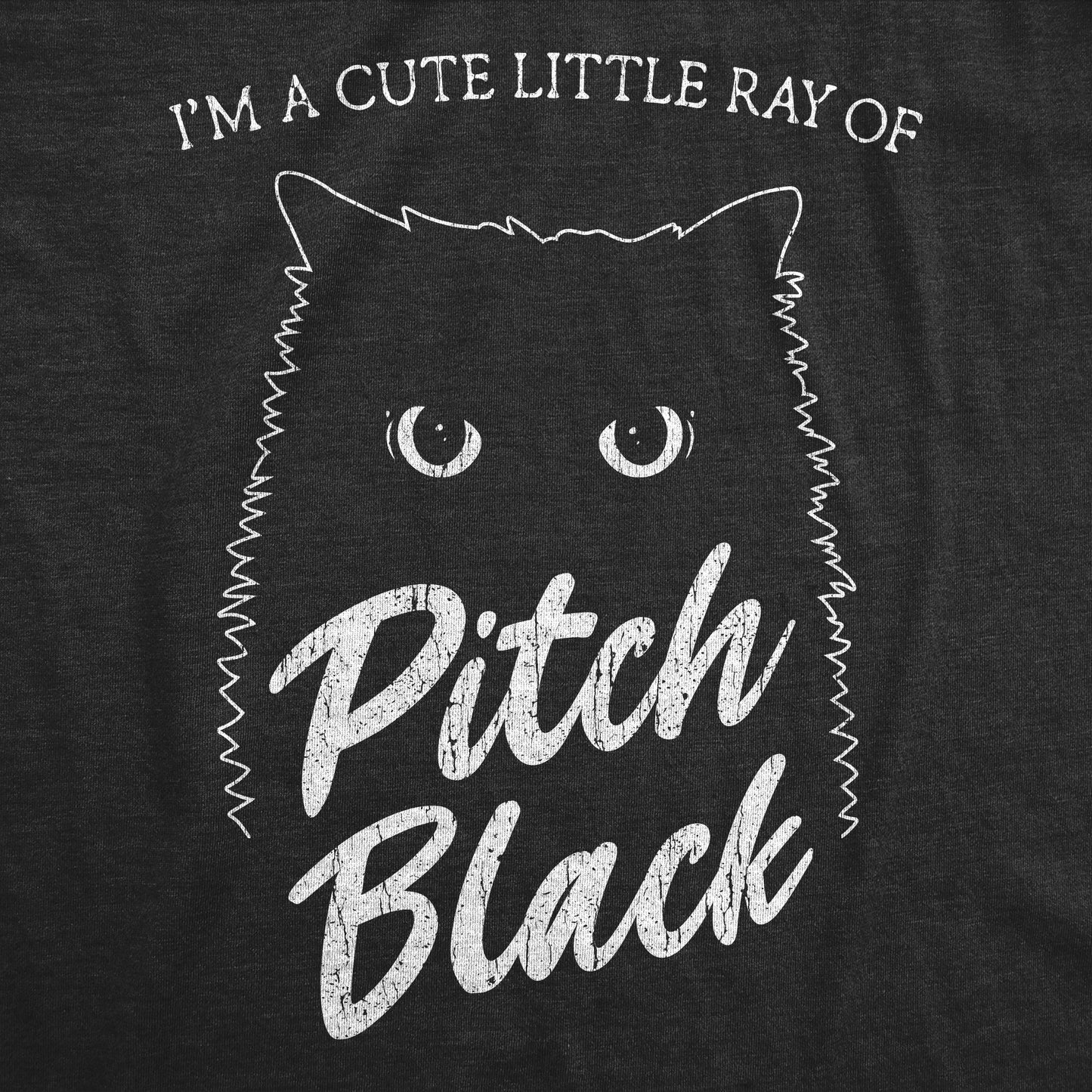 I'm A Cute Little Ray Of Pitch Black Men's T Shirt Hoodie, Sweatshirt | WearSparks.com (Image 2)