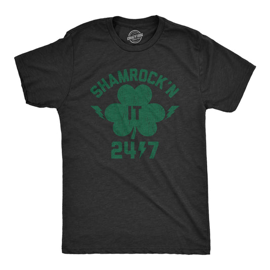 Shamrock'n It 24/7 Men's T Shirt Hoodie, Sweatshirt | WearSparks.com (Image 1)