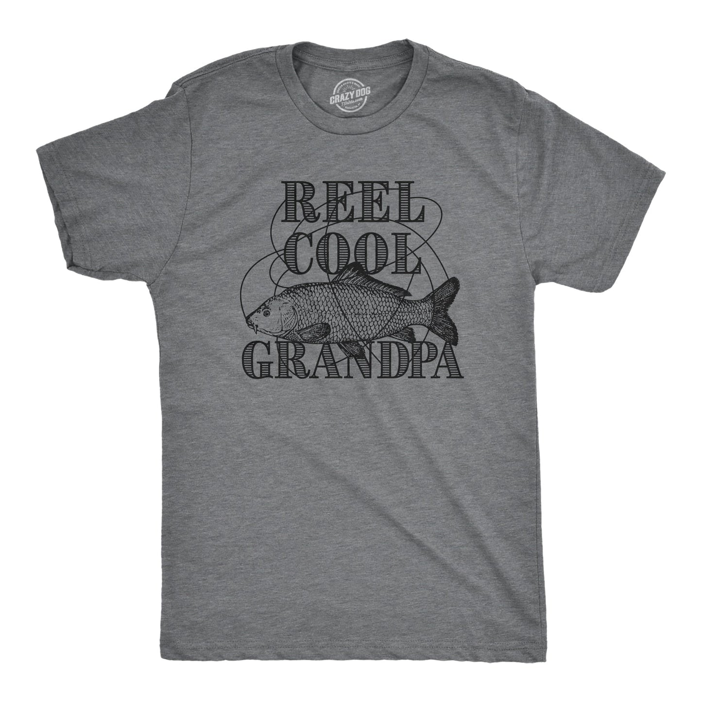 Reel Cool Grandpa Men's T Shirt Hoodie, Sweatshirt | WearSparks.com (Image 1)