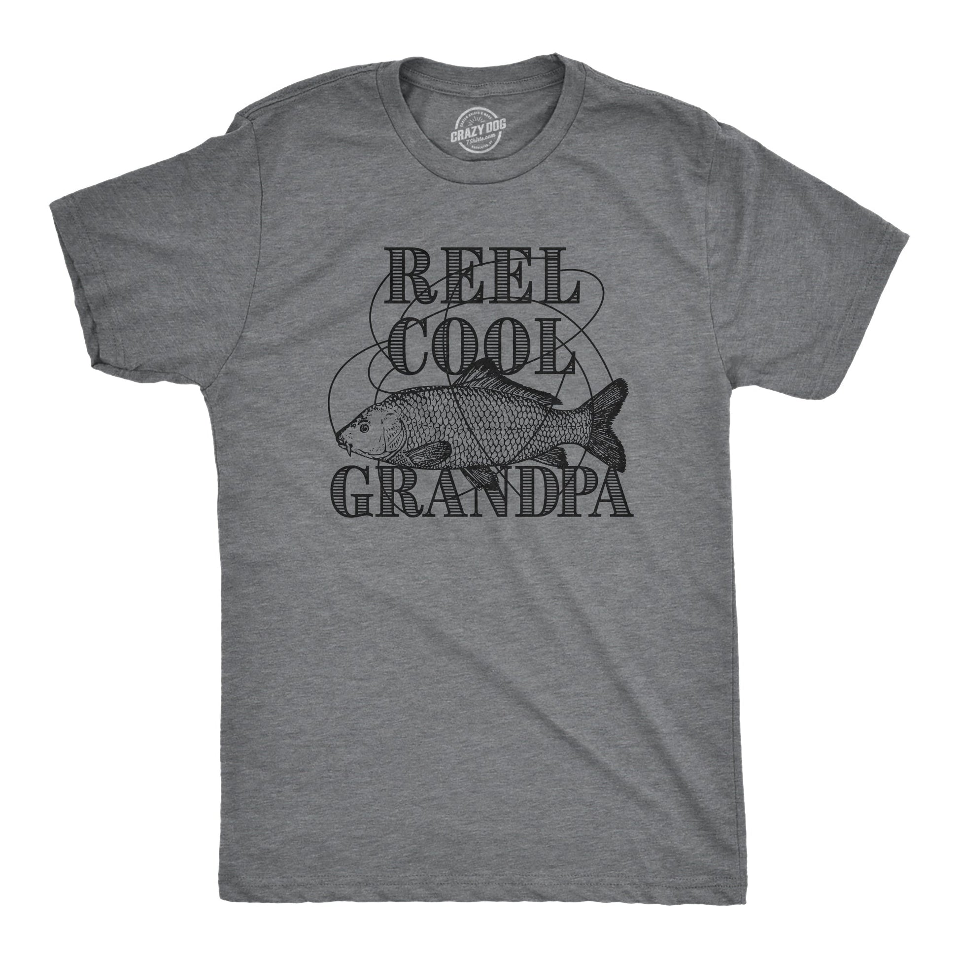 Reel Cool Grandpa Men's T Shirt Hoodie, Sweatshirt | WearSparks.com (Image 1)