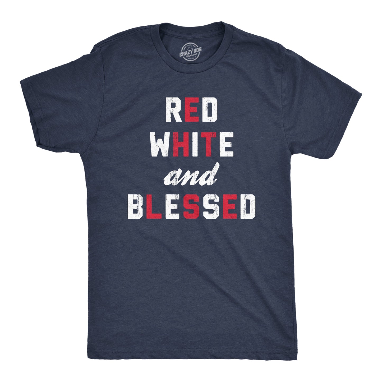 Red White And Blessed Men's T Shirt