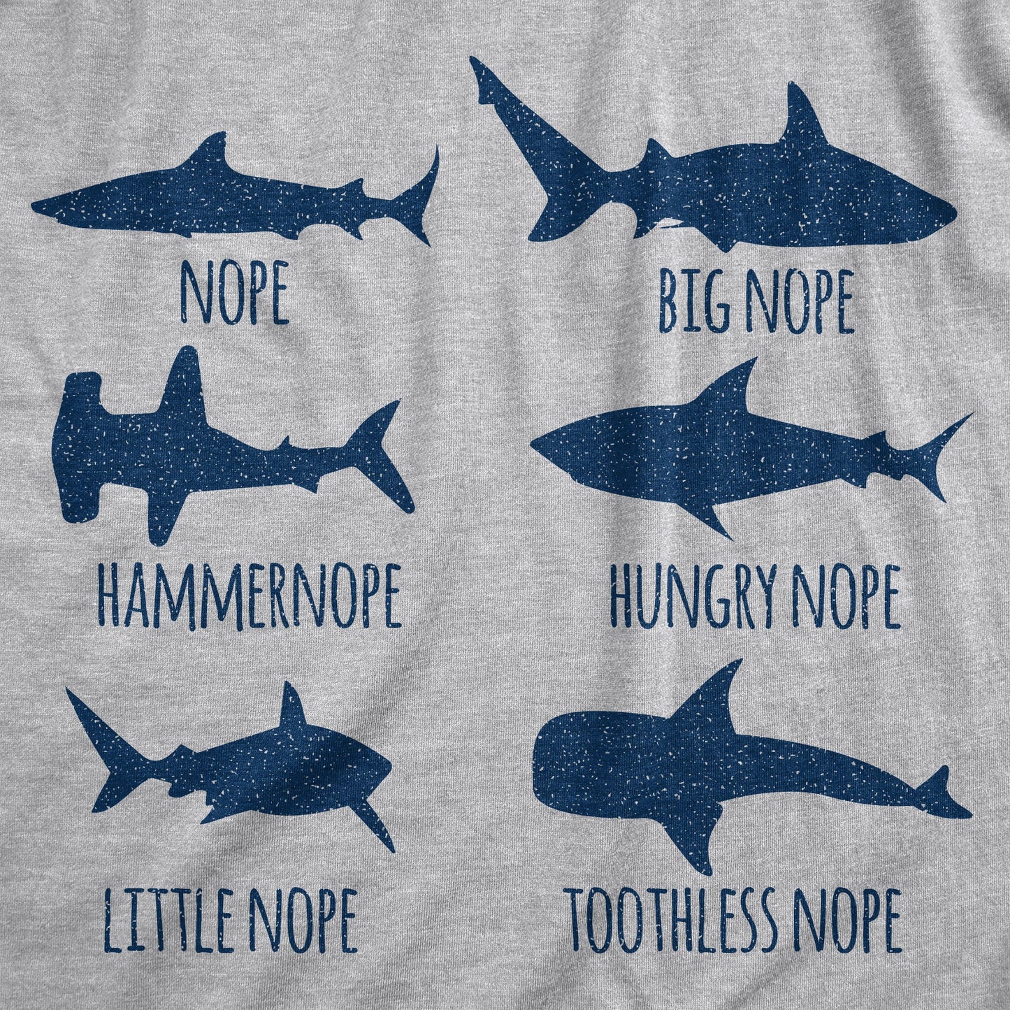 Shark Nope Men's T Shirt Hoodie, Sweatshirt | WearSparks.com (Image 2)