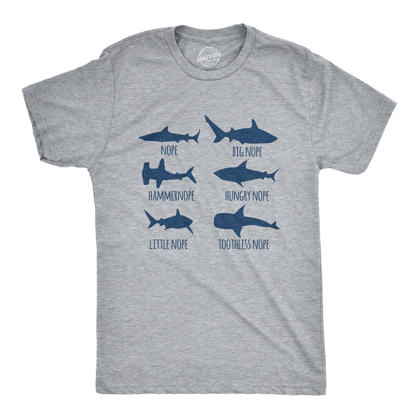 Shark Nope Men's T Shirt Hoodie, Sweatshirt | WearSparks.com (Image 1)