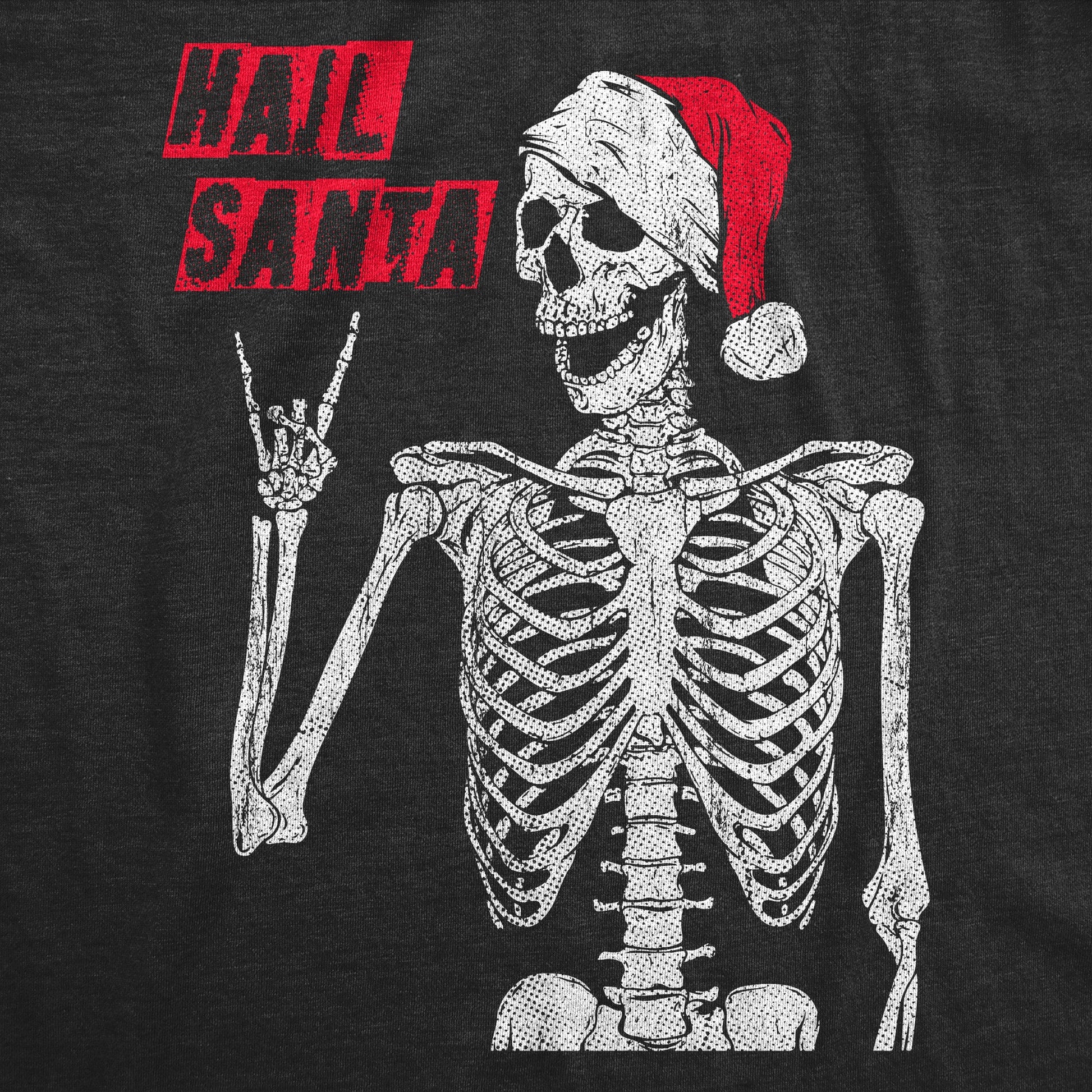 Hail Santa Women's T Shirt Hoodie, Sweatshirt | WearSparks.com (Image 2)